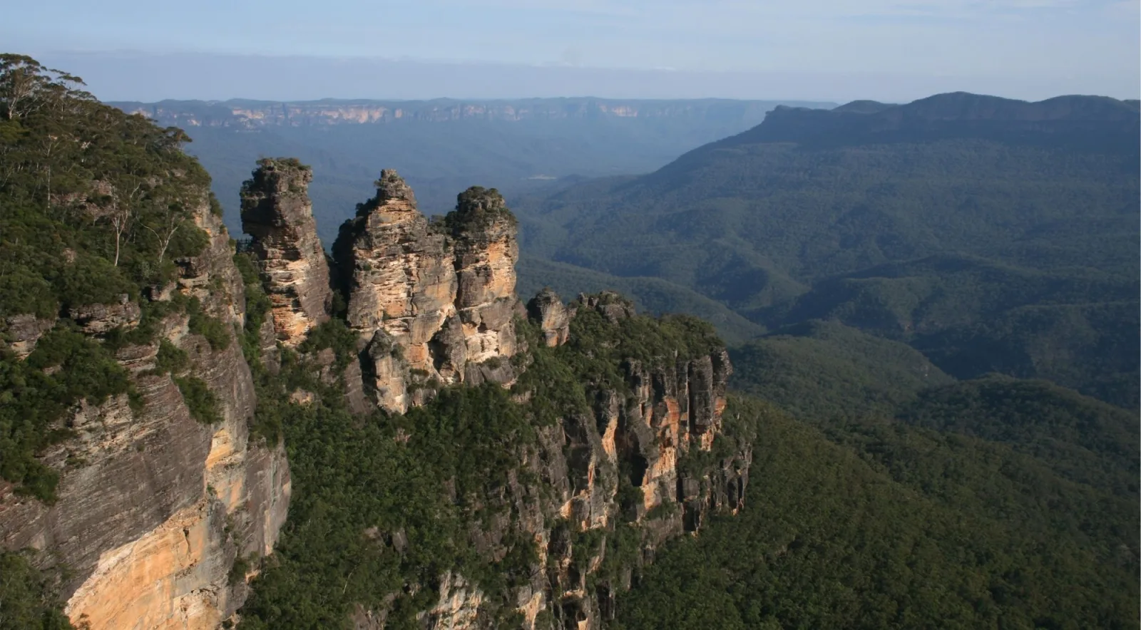 Scenic World Skyway cable car gliding above the Blue Mountains rainforest canopy